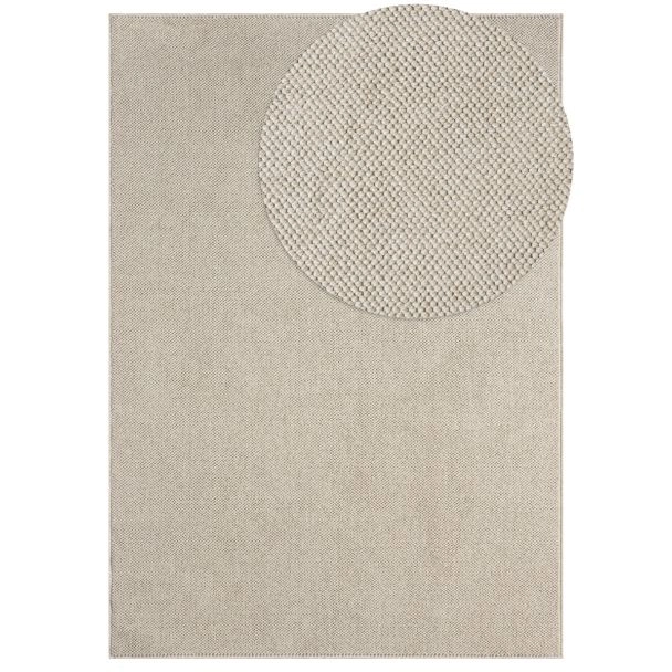 Dette produkt hedder Nordic, fremstillet af Polyester materiale med en smuk Beige farve - SE Mattor