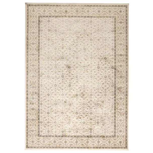 Dette produkt hedder Roa, fremstillet af Viskose materiale med en smuk Gråbeige farve - SE Mattor