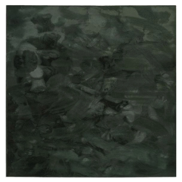 Firkant Rabbit Eco Mørkegrøn Pels Tæppe