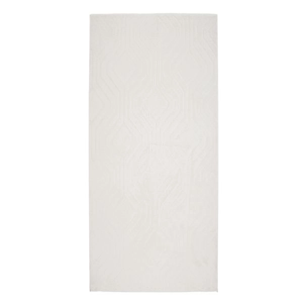Dette produkt hedder Luana, fremstillet af Polyester materiale med en smuk Offwhite farve - SE Mattor