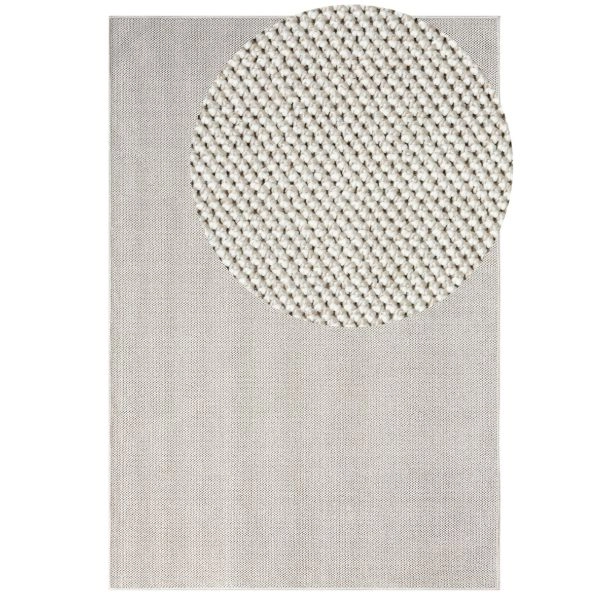 Dette produkt hedder Tokyo, fremstillet af Polypropylen materiale med en smuk Offwhite farve - SE Mattor