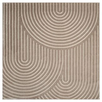 Firkant Bella Zen Mørk Beige