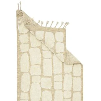 Camille Beige Uldtæppe