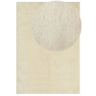 Dette produkt hedder Cloudy, fremstillet af Polyester materiale med en smuk Lys Beige farve - SE Mattor