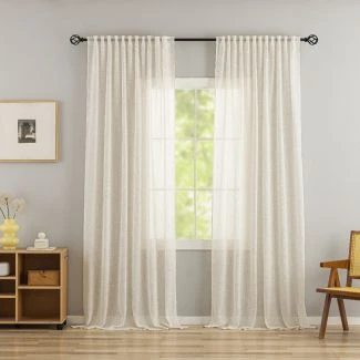 Linnegardin-look 2-pak Estelle Beige