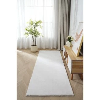 Løber Fluffy Offwhite