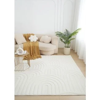Vaskbar Blød Ryamata Fuzzy Soma Offwhite