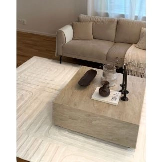 Vaskbar Blød Ryamata Fuzzy Vega Offwhite