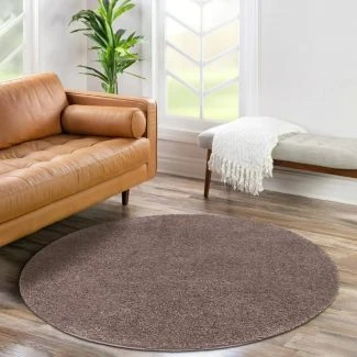 Rundt Lazy Gråbeige