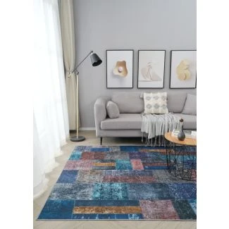 Patchwork Tæppe Mario Sullo Multi