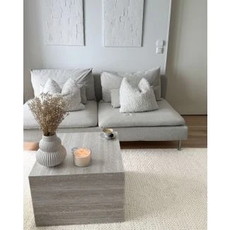Uldtæppe Mellby Offwhite