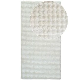 Dette produkt hedder Rabbit Bubble, fremstillet af Polyester materiale med en smuk Offwhite farve - SE Mattor