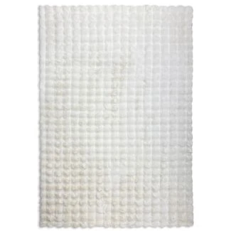 Dette produkt hedder Rabbit Bubble, fremstillet af Polyester materiale med en smuk Offwhite farve - SE Mattor