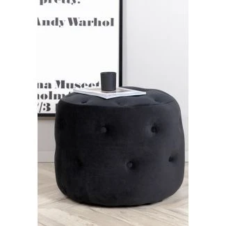 Puff Violetta Svart