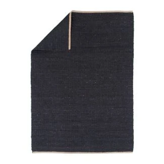 Mina Sort Jute Tæppe