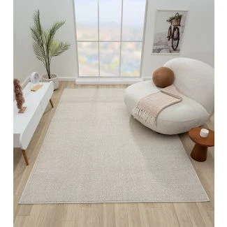 Dette produkt hedder Tokyo, fremstillet af Polypropylen materiale med en smuk Offwhite farve - SE Mattor