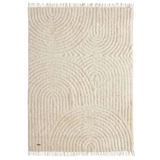 Bomuldstæppe Wilma Bene Beige