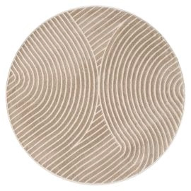 Rundt Bella Spin Mørk Beige