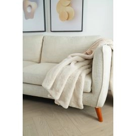 Cat Plaid Beige 130x170 cm