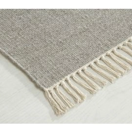 Løber Dalen Grå Uldtæppe