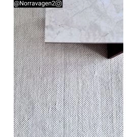 Rundt Elsa Offwhite Uldtæppe