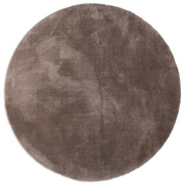 Rundt Fluffy Taupe