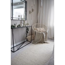 Firkant Mellby, Offwhite Uldtæppe