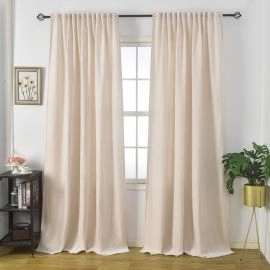 Rumsförmörkande Sammetsgardin 2-pack Nancy Offwhite
