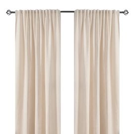 Rumsförmörkande Sammetsgardin 2-pack Nancy Offwhite