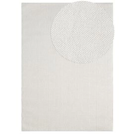 Uldtæppe-look Nordic Offwhite
