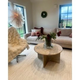 Kvadrat matta Norrsken Beige