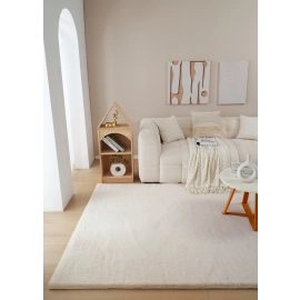 Pels Tæppe Rabbit Lux Lys Beige