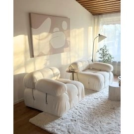 Pels Tæppe Rabbit Lux Offwhite