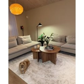 Pels Tæppe Rabbit Soho Lys Beige