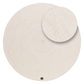 Saul Creme Rund Matta