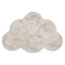 Børnetæppe Blød Pelslook Rabbit Cloud Lys Beige