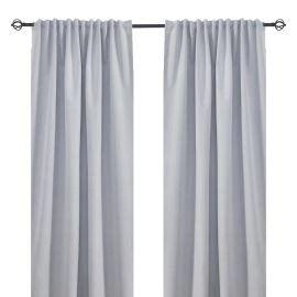 Mörkläggande Gardin 2-pack Solfritt Vit