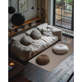 Uldtæppe Celyra Mørk Beige