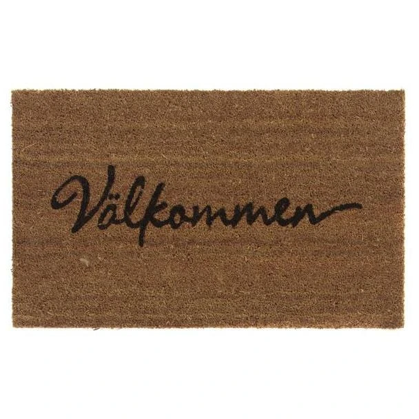 Dette produkt hedder Cocos Välkommen, fremstillet af Polypropylen materiale med en smuk Beige farve - SE Mattor