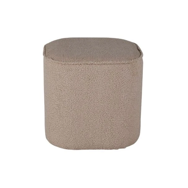 Puf Adela Teddy Beige