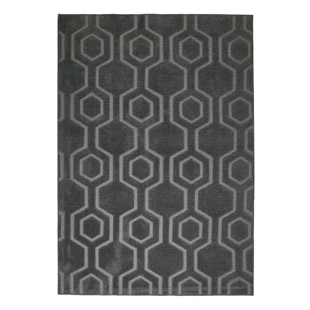 Dette produkt hedder Aira, fremstillet af Polyester materiale med en smuk Grå farve - SE Mattor