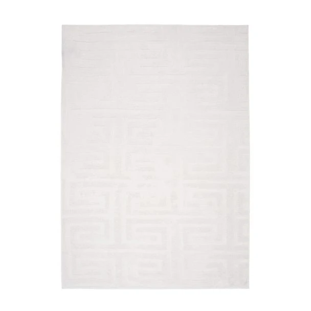 Dette produkt hedder Arlo, fremstillet af Polyester materiale med en smuk Offwhite farve - SE Mattor