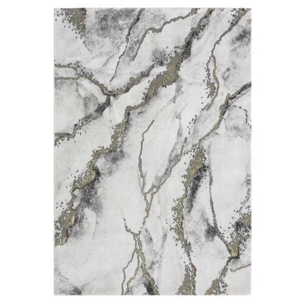 Dette produkt hedder Art Meso, fremstillet af Polyester & Polypropylen materiale med en smuk Guld farve - SE Mattor
