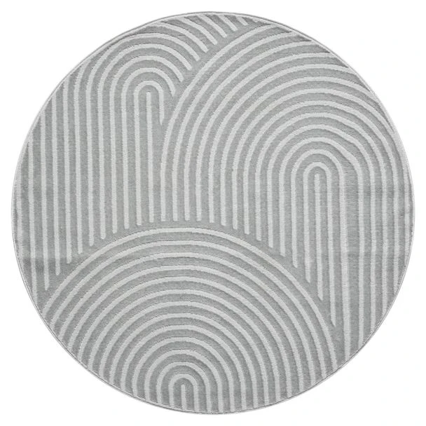 Dette produkt hedder Bella Zen, fremstillet af Polyester & Polypropylen materiale med en smuk Grå farve - SE Mattor