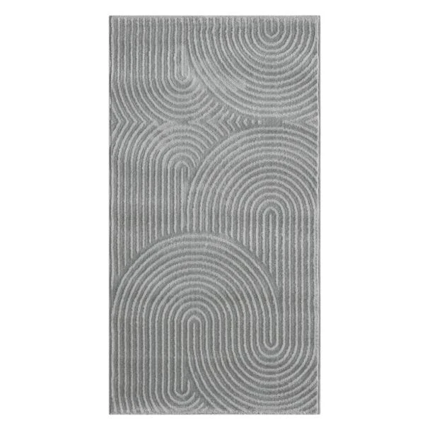 Dette produkt hedder Bella Zen, fremstillet af Polyester & Polypropylen materiale med en smuk Grå farve - SE Mattor