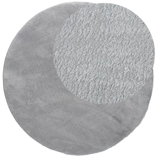 Dette produkt hedder Cloudy, fremstillet af Polyester materiale med en smuk Sølv farve - SE Mattor