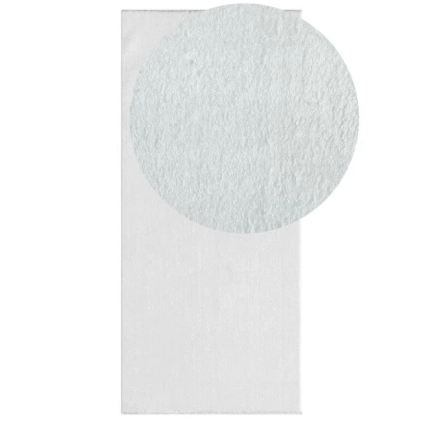 Dette produkt hedder Cloudy, fremstillet af Polyester materiale med en smuk Hvid farve - SE Mattor