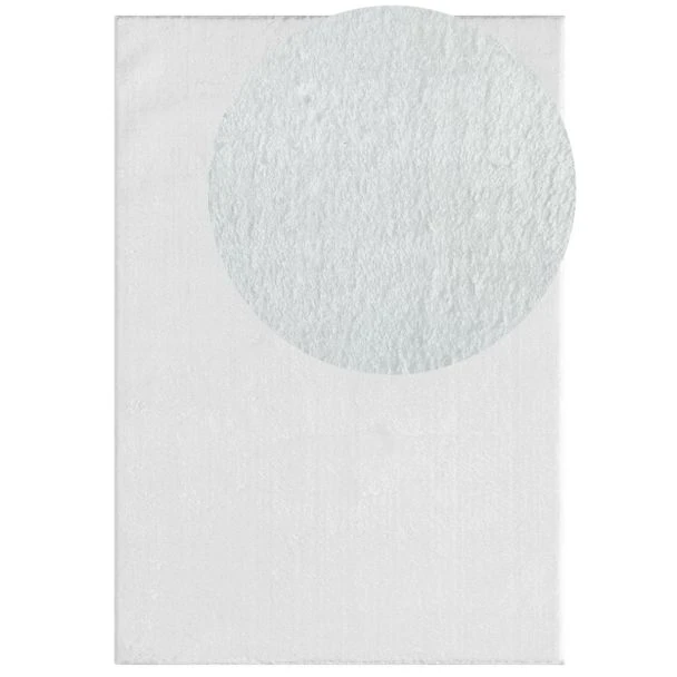 Dette produkt hedder Cloudy, fremstillet af Polyester materiale med en smuk Hvid farve - SE Mattor