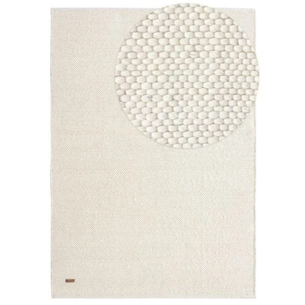 Dette produkt hedder Elsa, fremstillet af 80% Uld & 20% Bomuld  materiale med en smuk Offwhite farve - SE Mattor