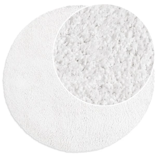 Dette produkt hedder Lazy, fremstillet af Polypropylen materiale med en smuk Hvid farve - SE Mattor